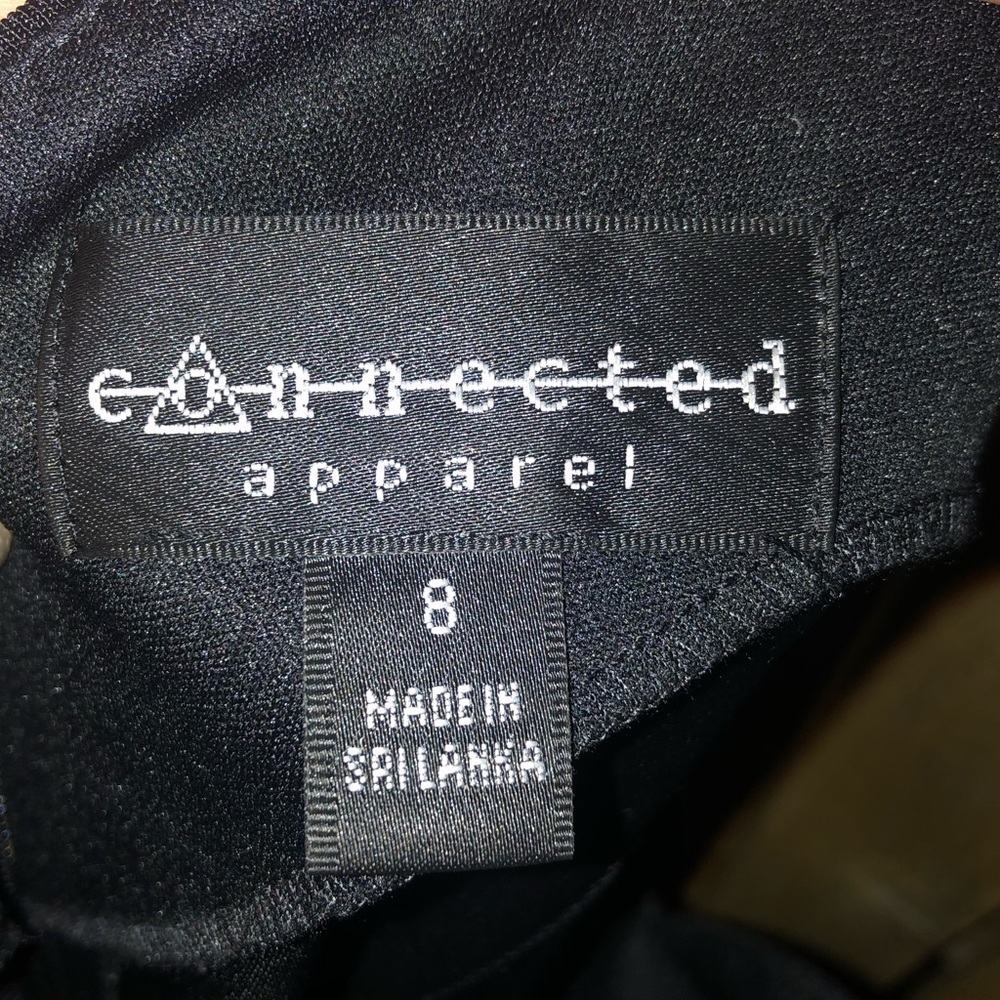 Connected Apparel Classic Black Dress - Picture 2 of 2